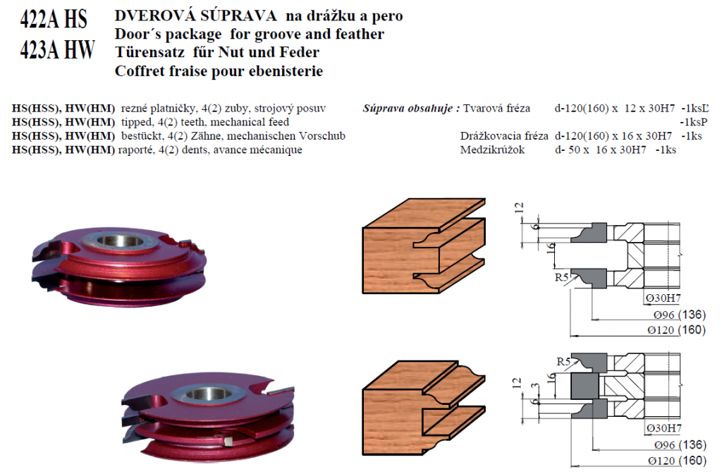 Dvierkové súpravy 08