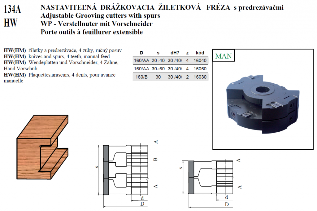 NASTAVITEĽNÁ DRÁŽKOVACIA FRÉZA - 02