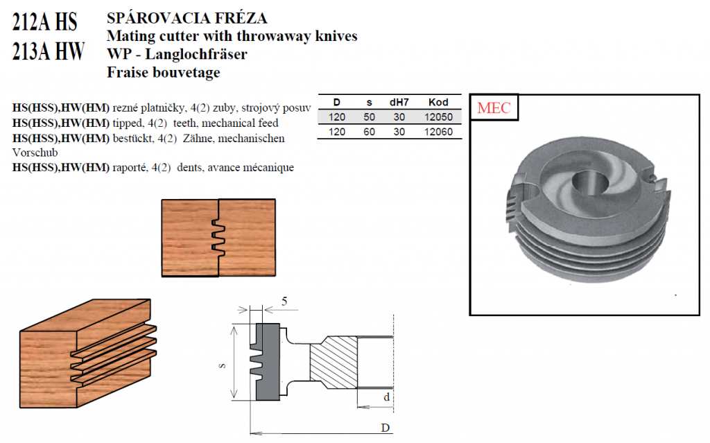 SPÁROVACIA FRÉZA 04